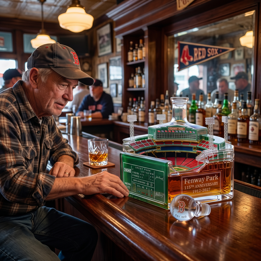 Fenway Park 115th Anniversary Commemorative Whiskey Bottle