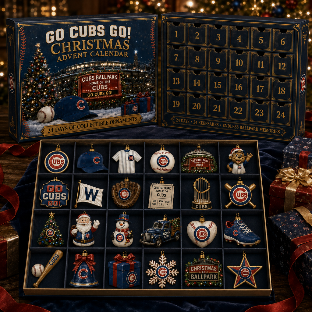 🎄 Go North Side Go! Baseball Christmas Advent Calendar