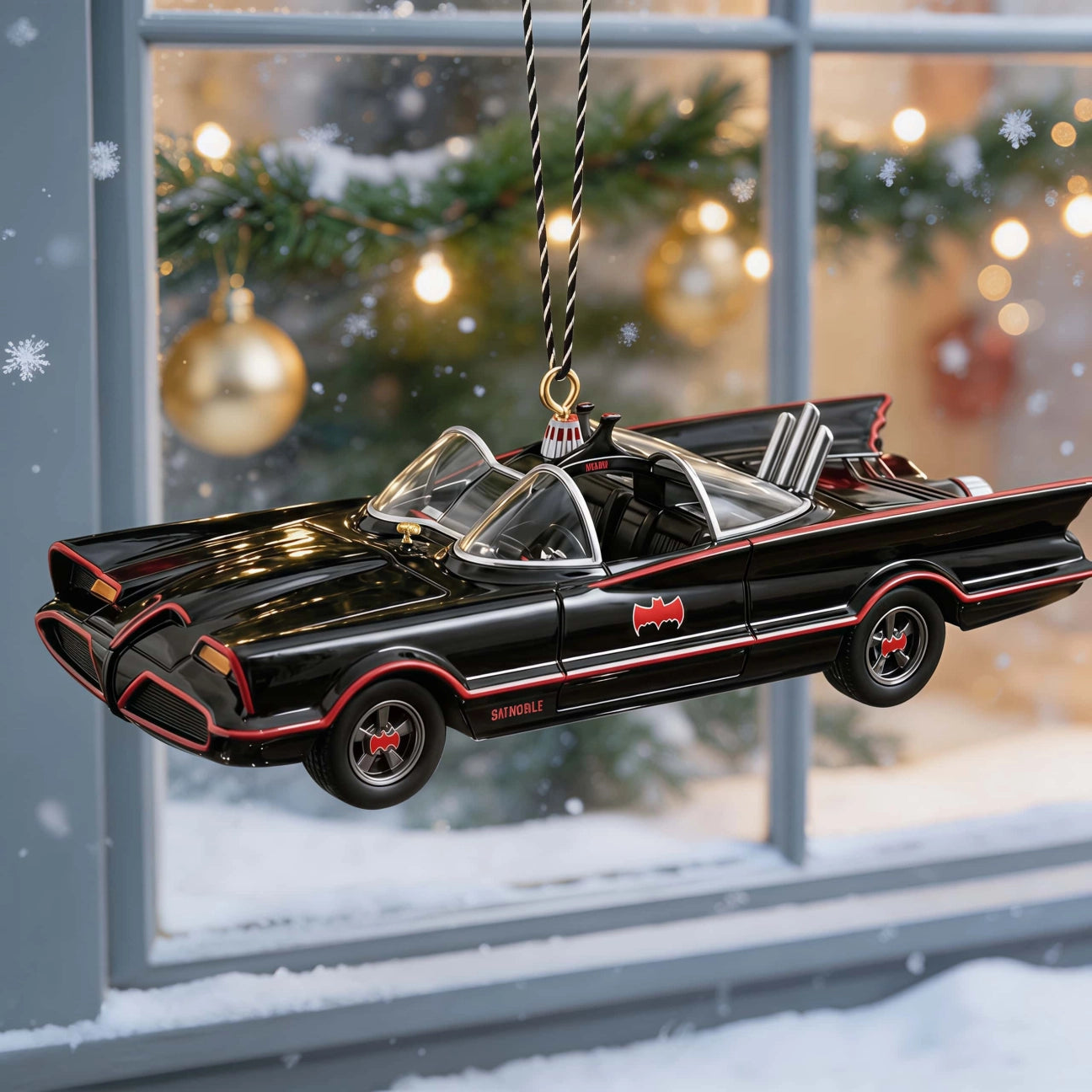 Batmobile 60th Anniversary Edition 3D Christmas Ornament