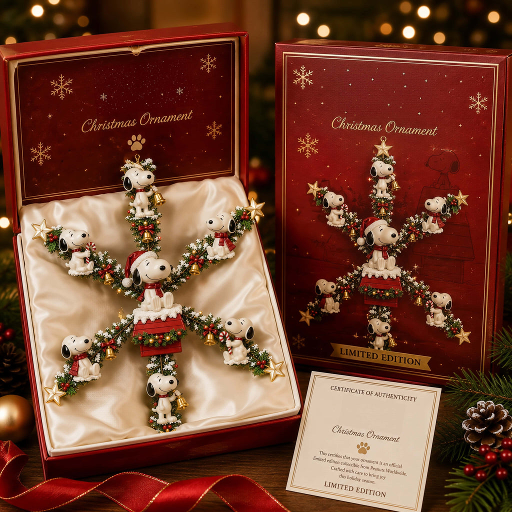 Snoopy Christmas Snowflake Ornament – Holiday Collector Edition