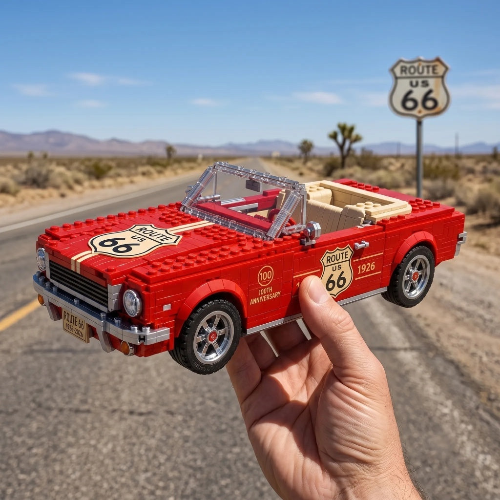 Route 66 100th Anniversary Convertible Building Block Set