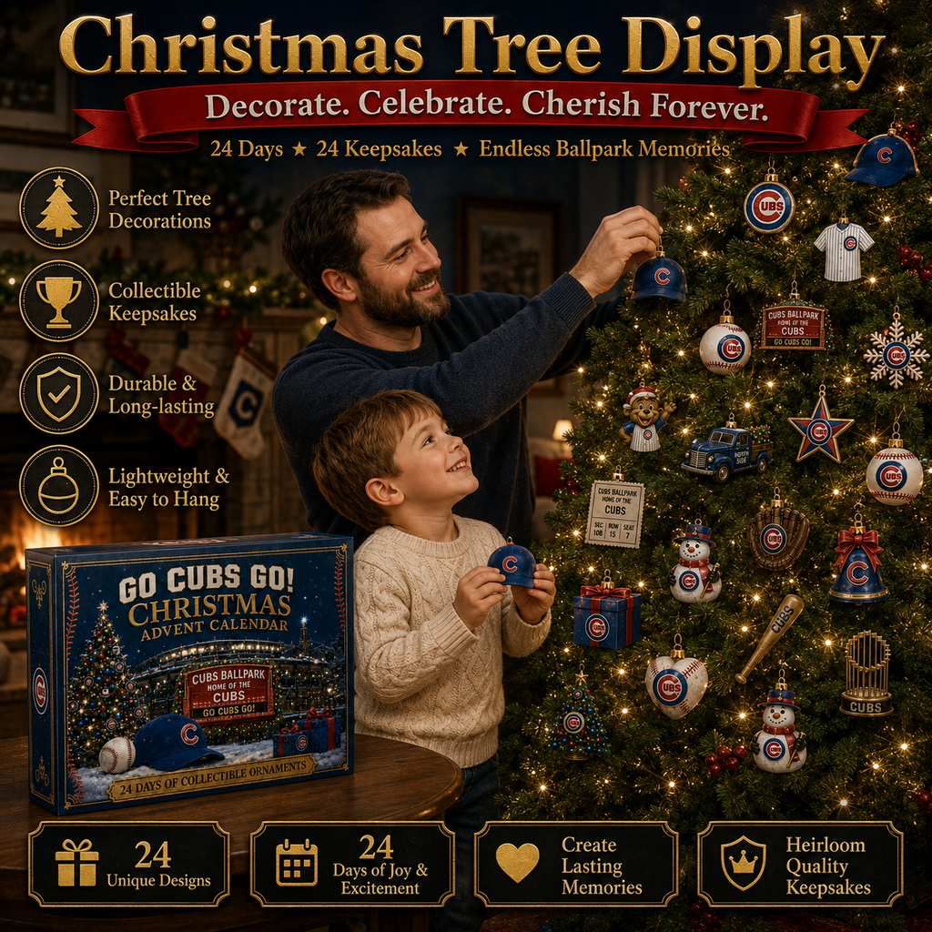 🎄 Go North Side Go! Baseball Christmas Advent Calendar