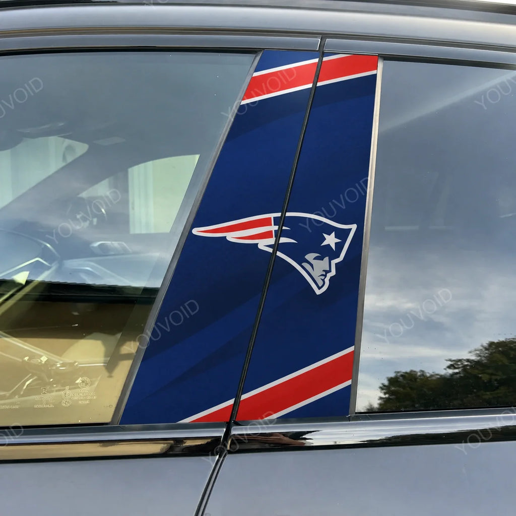 New England Patriots Car Pillar Wrap - Universal Fit