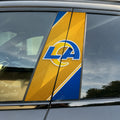 Los Angeles Rams Car Pillar Wrap - Universal Fit