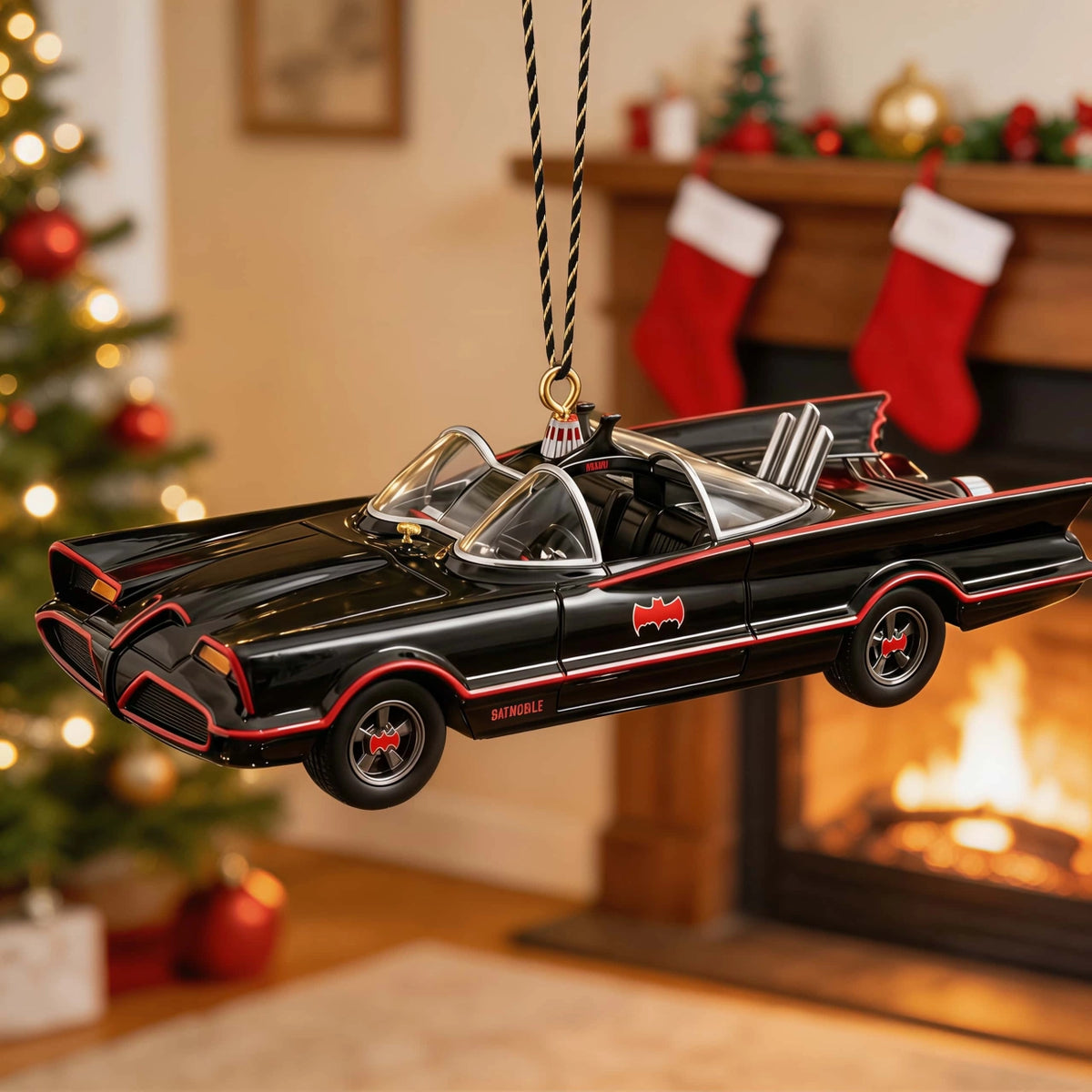 Batmobile 60th Anniversary Edition 3D Christmas Ornament