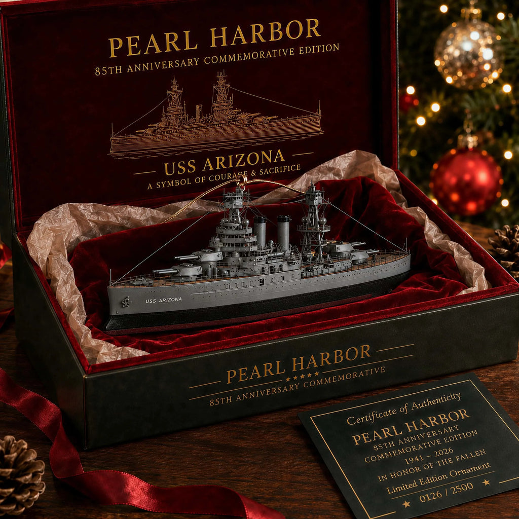 The Attack on Pearl Harbor 85th Anniversary 3D Christmas Ornament—USS Arizona