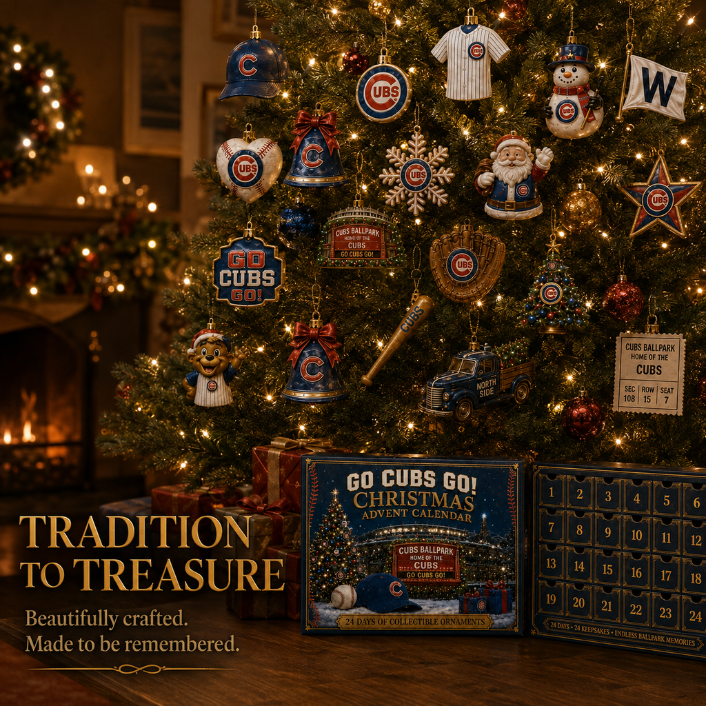 🎄 Go North Side Go! Baseball Christmas Advent Calendar