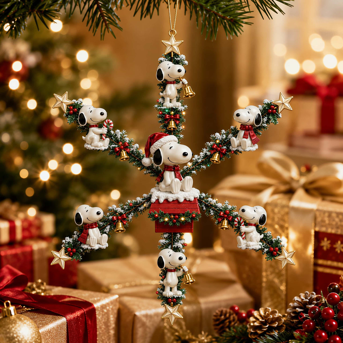 Snoopy Christmas Snowflake Ornament – Holiday Collector Edition
