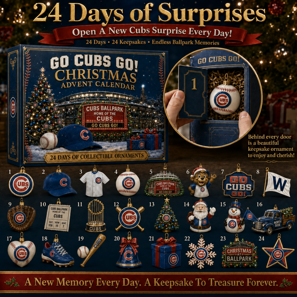 🎄 Go North Side Go! Baseball Christmas Advent Calendar