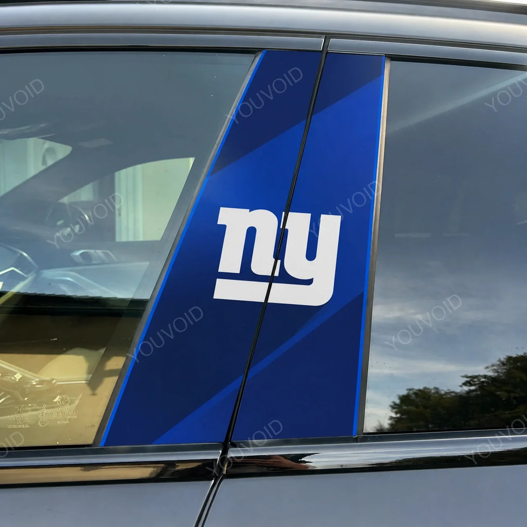 New York Giants Car Pillar Wrap - Universal Fit