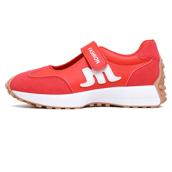 Mary Jane Hook-and-Loop Casual Sneakers with Built-In Arch Support & Convenient Slip-On Wear