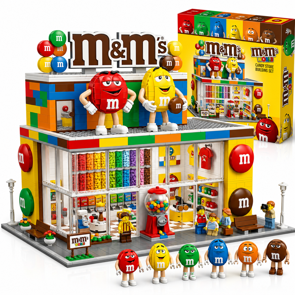 M&M’s Themed Building Block Candy Store