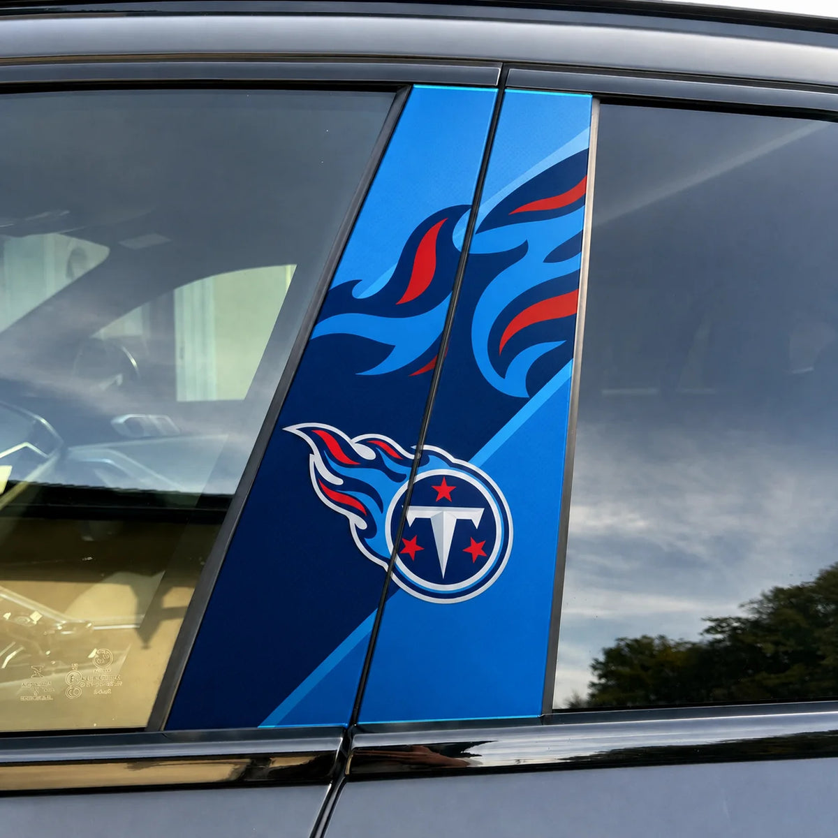 Tennessee Titans Car Pillar Wrap - Universal Fit