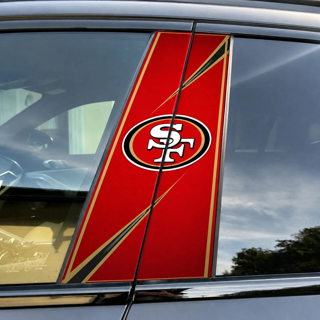 San Francisco 49ers Car Pillar Wrap - Universal Fit