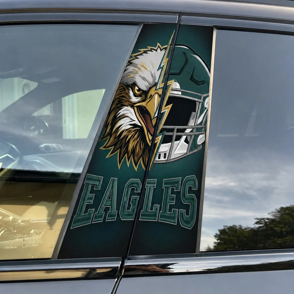 Philadelphia Eagles Car Pillar Wrap - Universal Fit