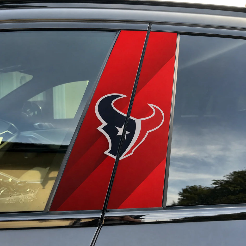 Houston Texans Car Pillar Wrap - Universal Fit