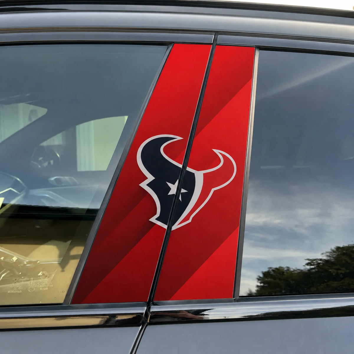 Houston Texans Car Pillar Wrap - Universal Fit