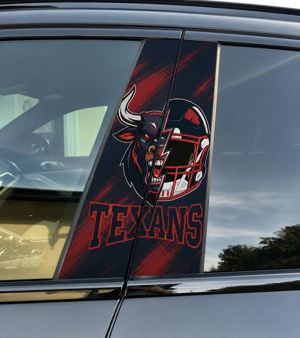 Houston Texans Car Pillar Wrap - Universal Fit