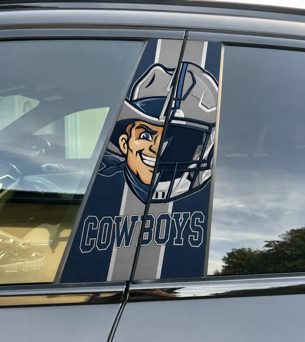 Dallas Cowboys Car Pillar Wrap - Universal Fit