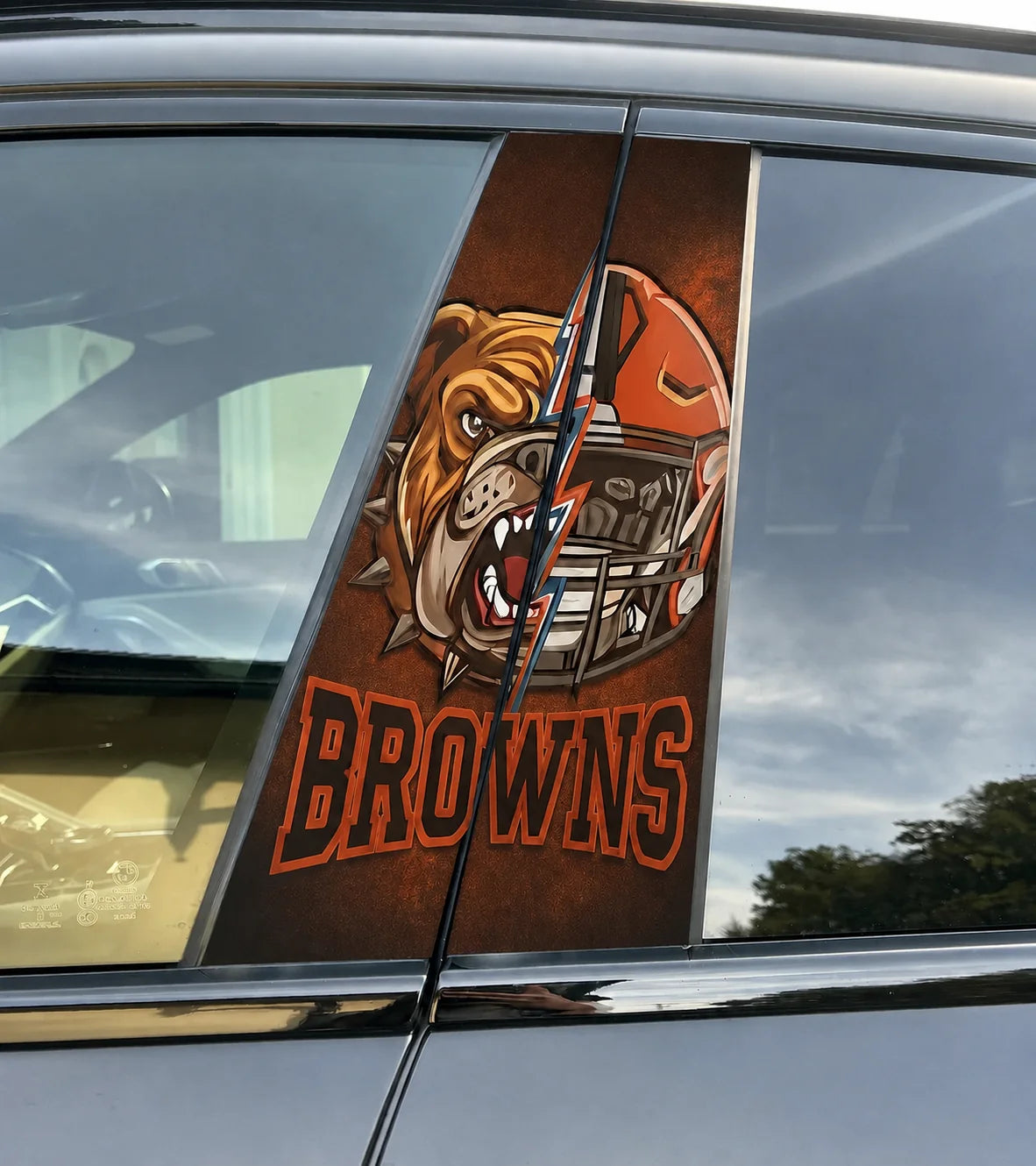 Cleveland Browns Car Pillar Wrap - Universal Fit