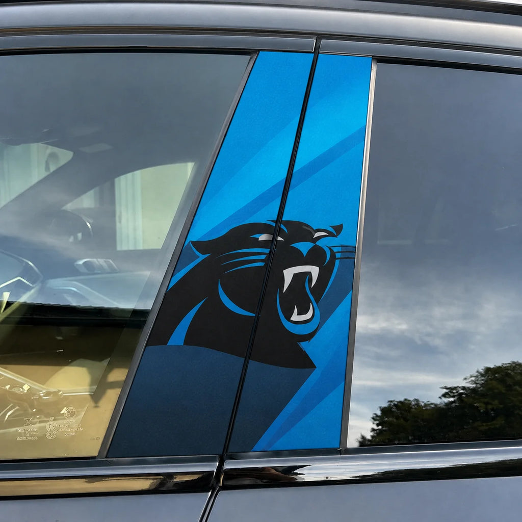 Carolina Panthers Car Pillar Wrap - Universal Fit