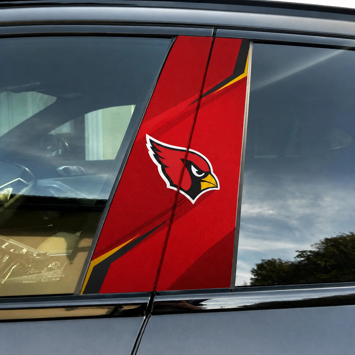 Arizona Cardinals Car Pillar Wrap - Universal Fit