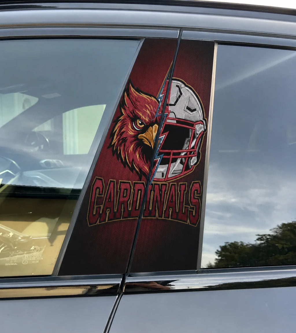 Arizona Cardinals Car Pillar Wrap - Universal Fit