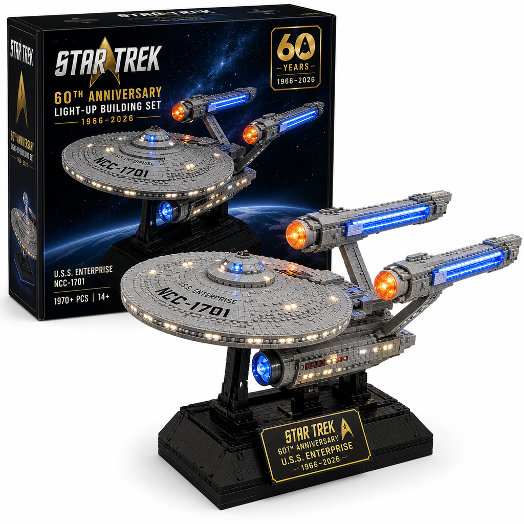 Star Trek 60th Anniversary Light-Up Building Set