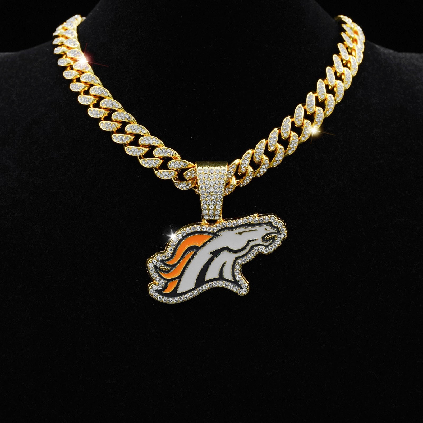 NFL Team Pride Gem Chain Necklace