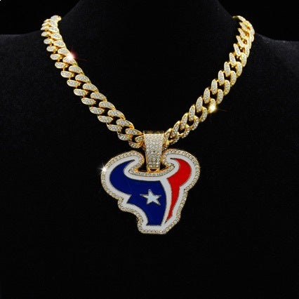 NFL Team Pride Gem Chain Necklace
