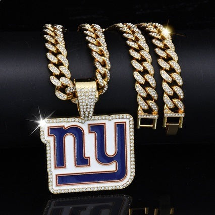 NFL Team Pride Gem Chain Necklace