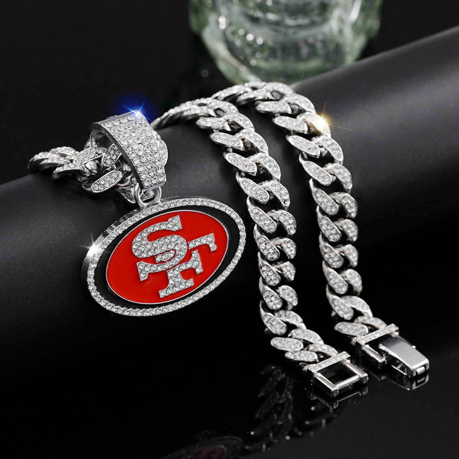 NFL Team Pride Gem Chain Necklace