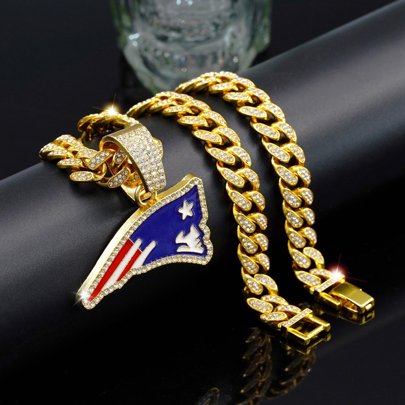NFL Team Pride Gem Chain Necklace