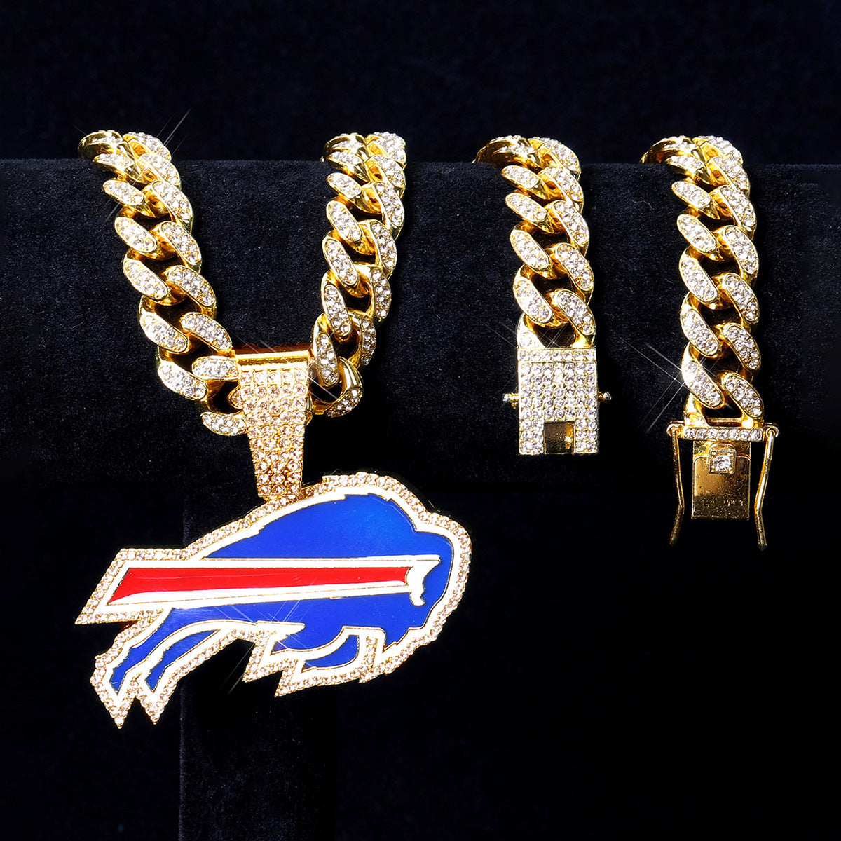 NFL Team Pride Gem Chain Necklace