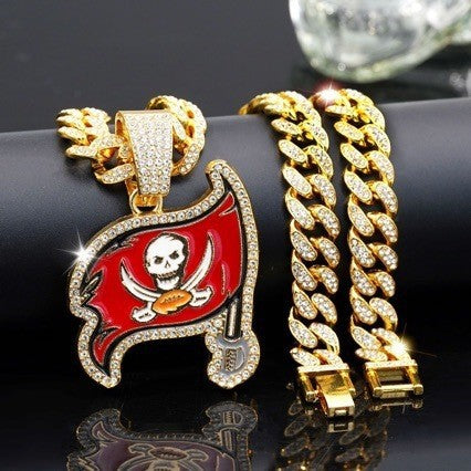 NFL Team Pride Gem Chain Necklace
