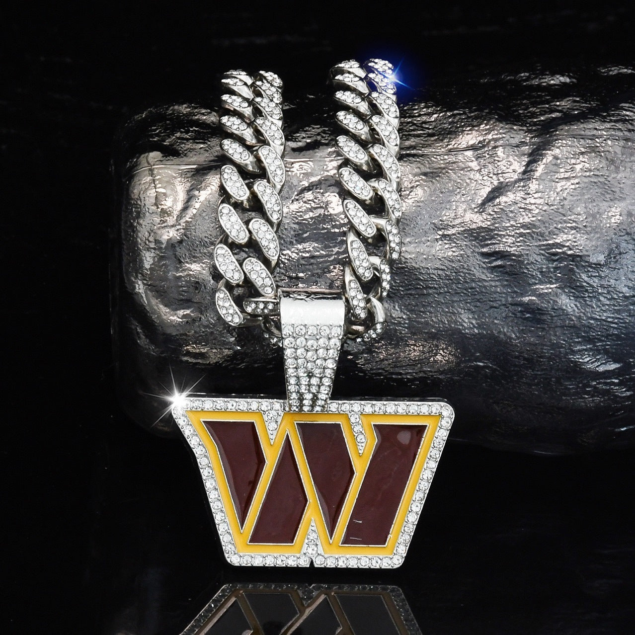 NFL Team Pride Gem Chain Necklace