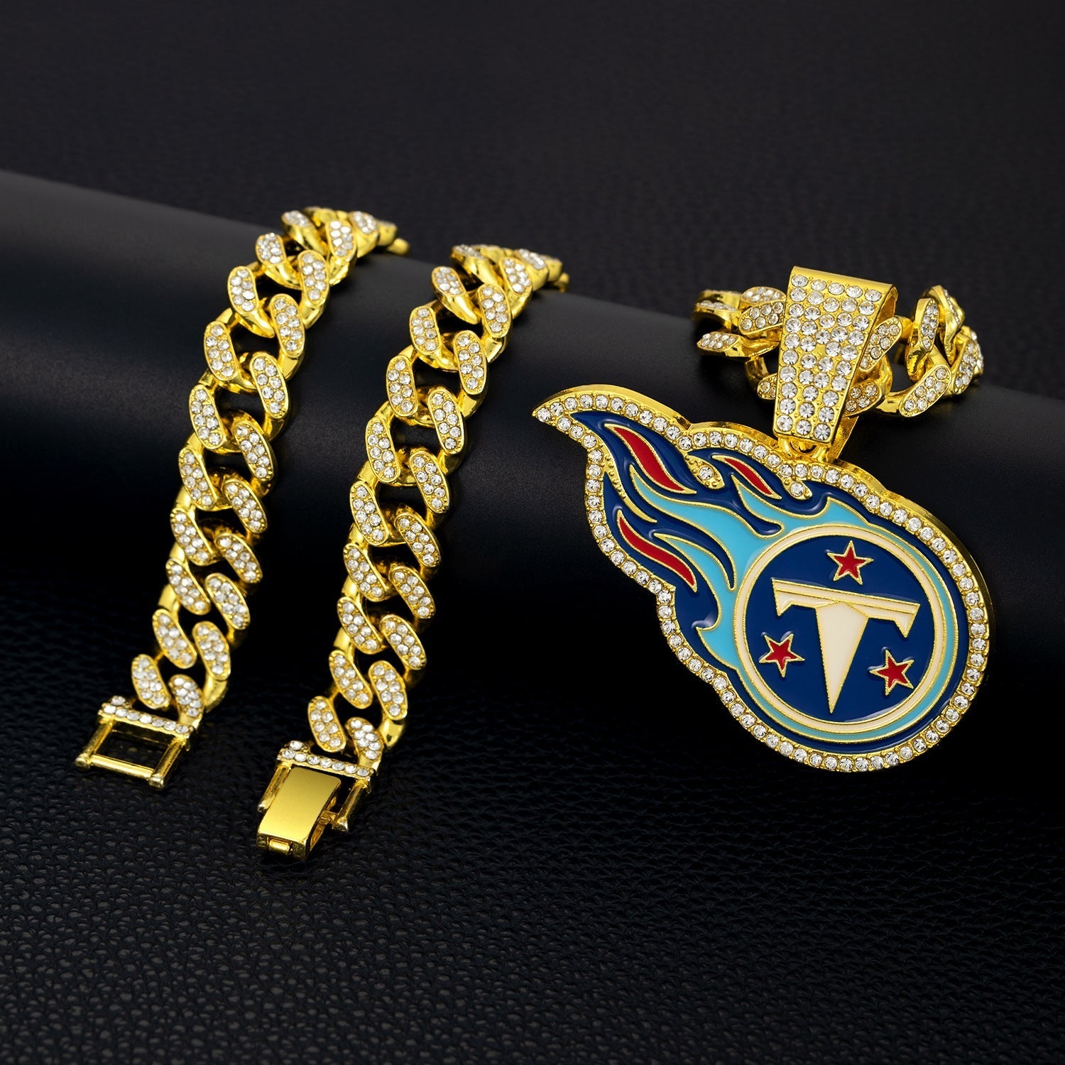 NFL Team Pride Gem Chain Necklace