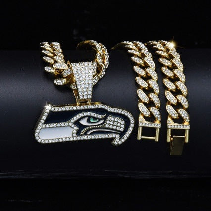 NFL Team Pride Gem Chain Necklace