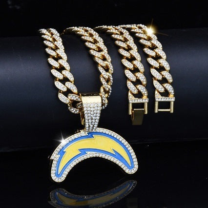 NFL Team Pride Gem Chain Necklace