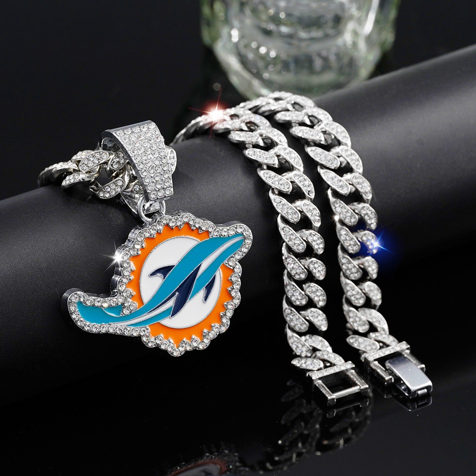 NFL Team Pride Gem Chain Necklace
