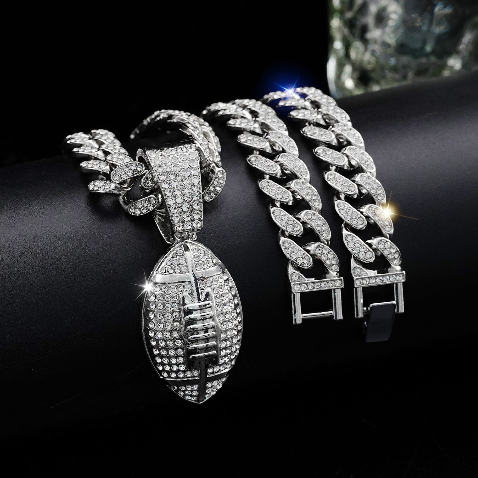 NFL Team Pride Gem Chain Necklace