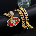 NFL Team Pride Gem Chain Necklace