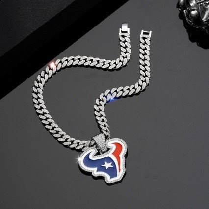 NFL Team Pride Gem Chain Necklace