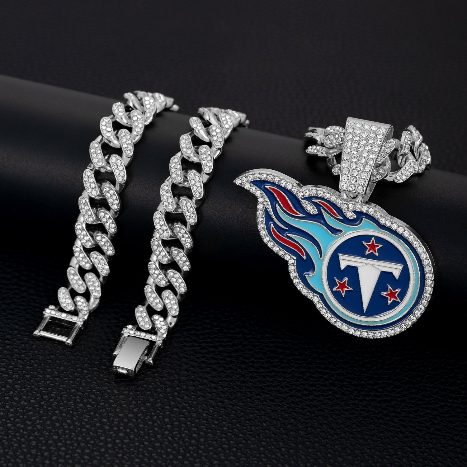 NFL Team Pride Gem Chain Necklace