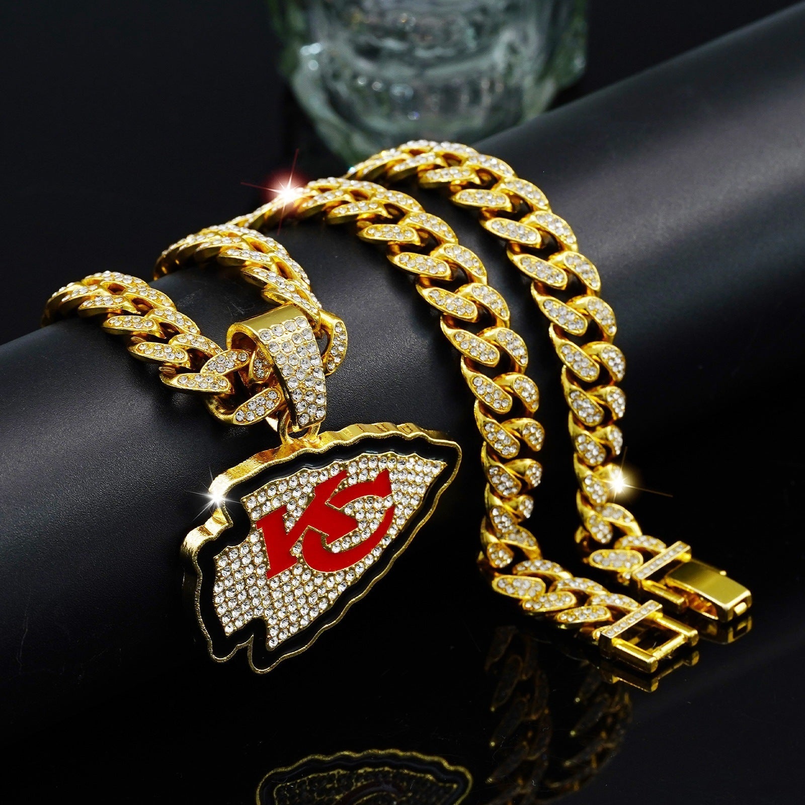 NFL Team Pride Gem Chain Necklace