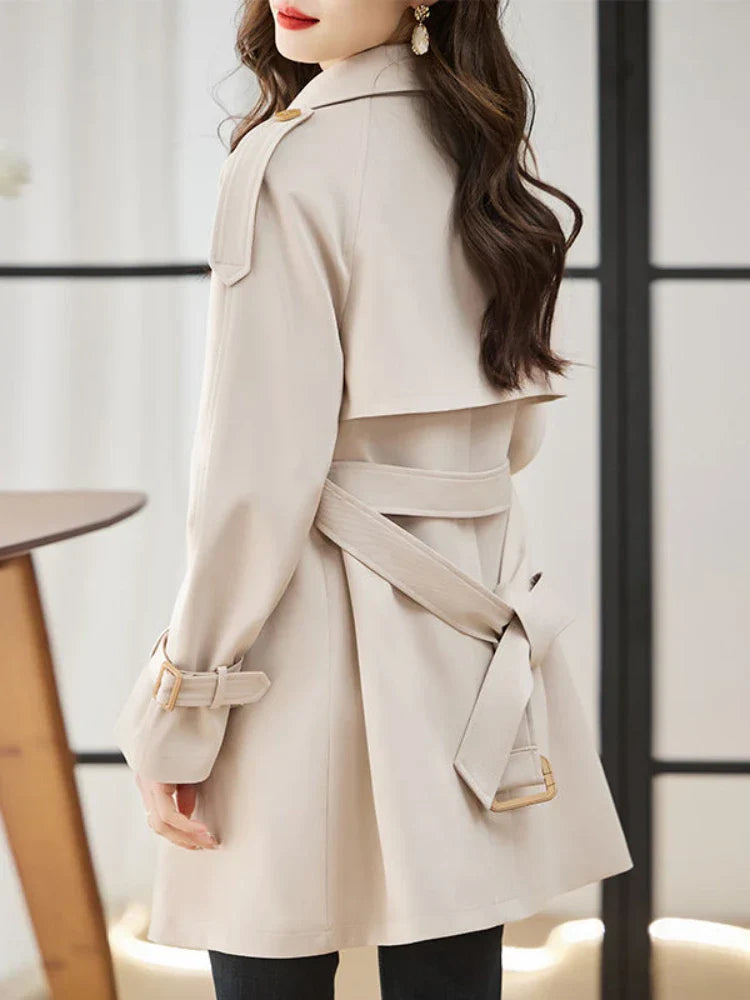 Belford Double Breasted Midi Trench