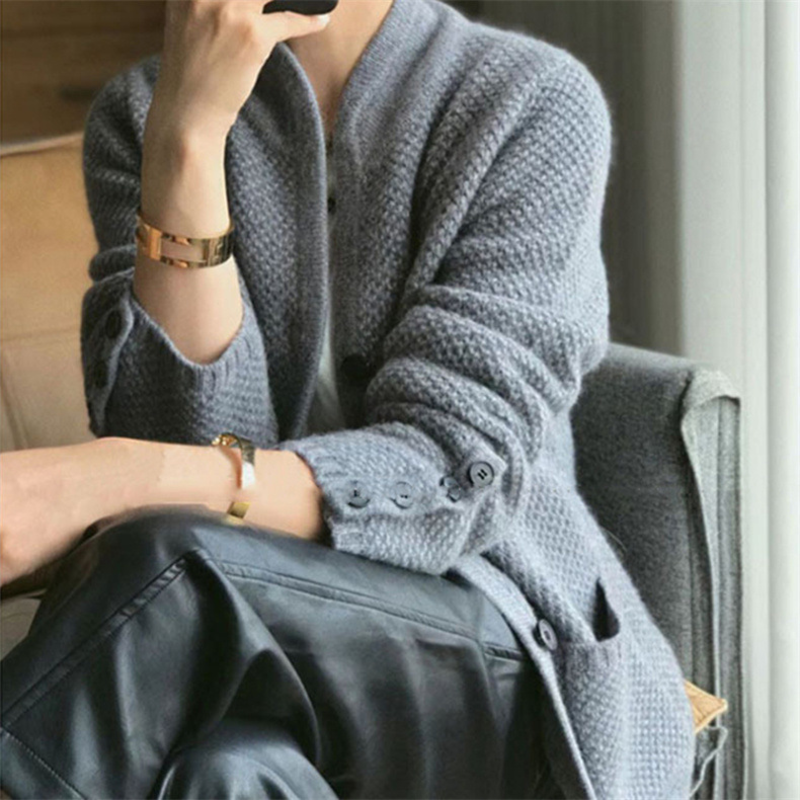 Lynn Cashmere Knit Cardigan