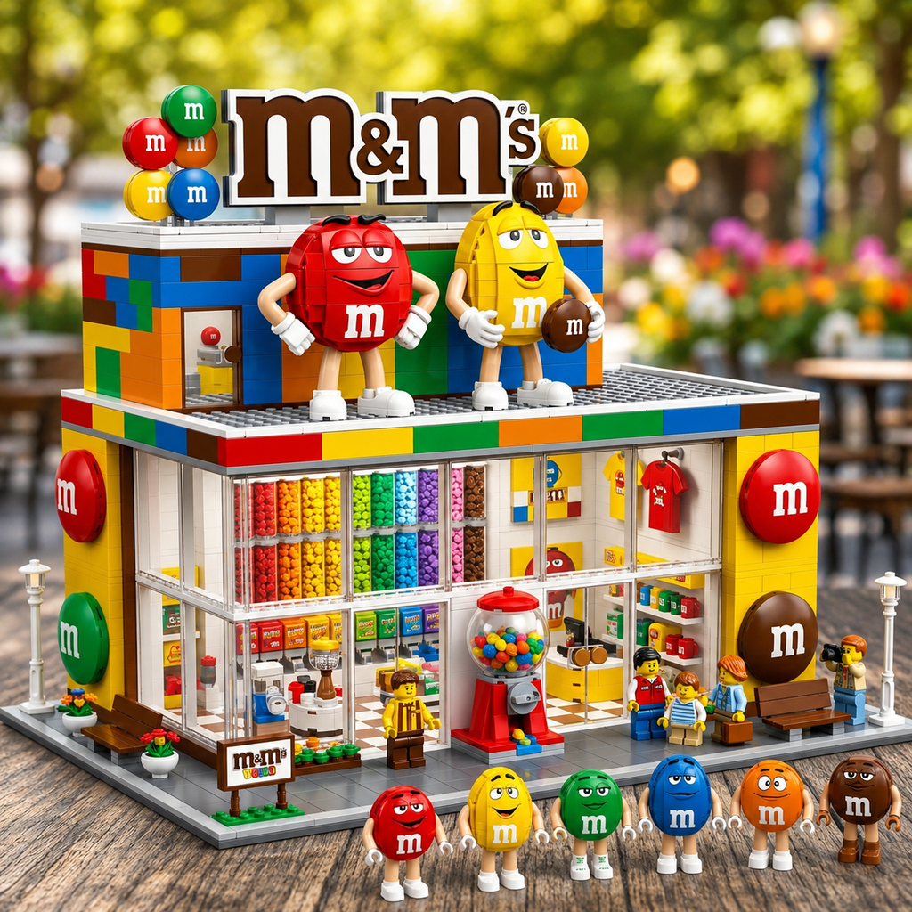 M&M’s Themed Building Block Candy Store