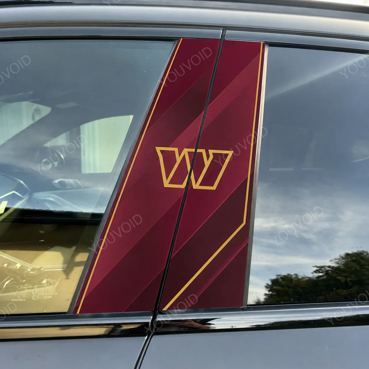 Washington Commanders Car Pillar Wrap - Universal Fit