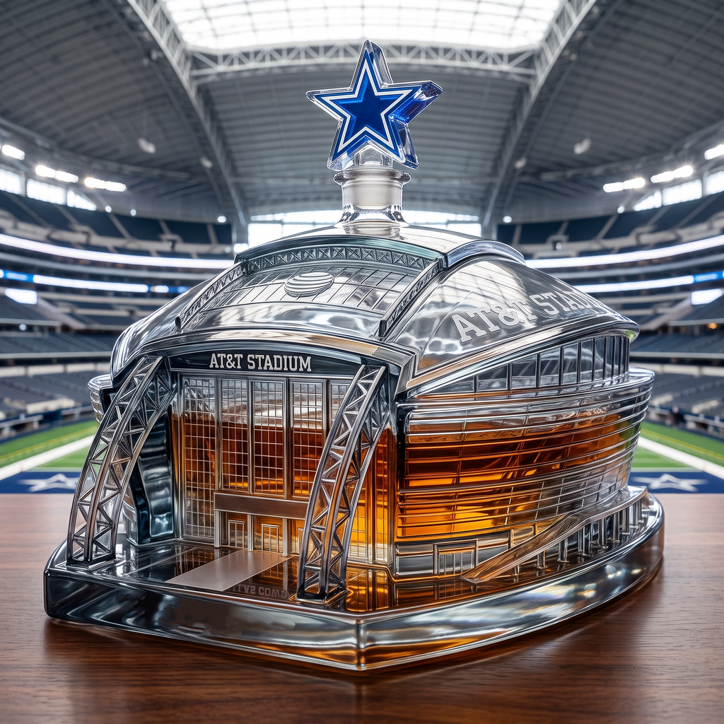 AT&T STADIUM WHISKEY BOTTLE